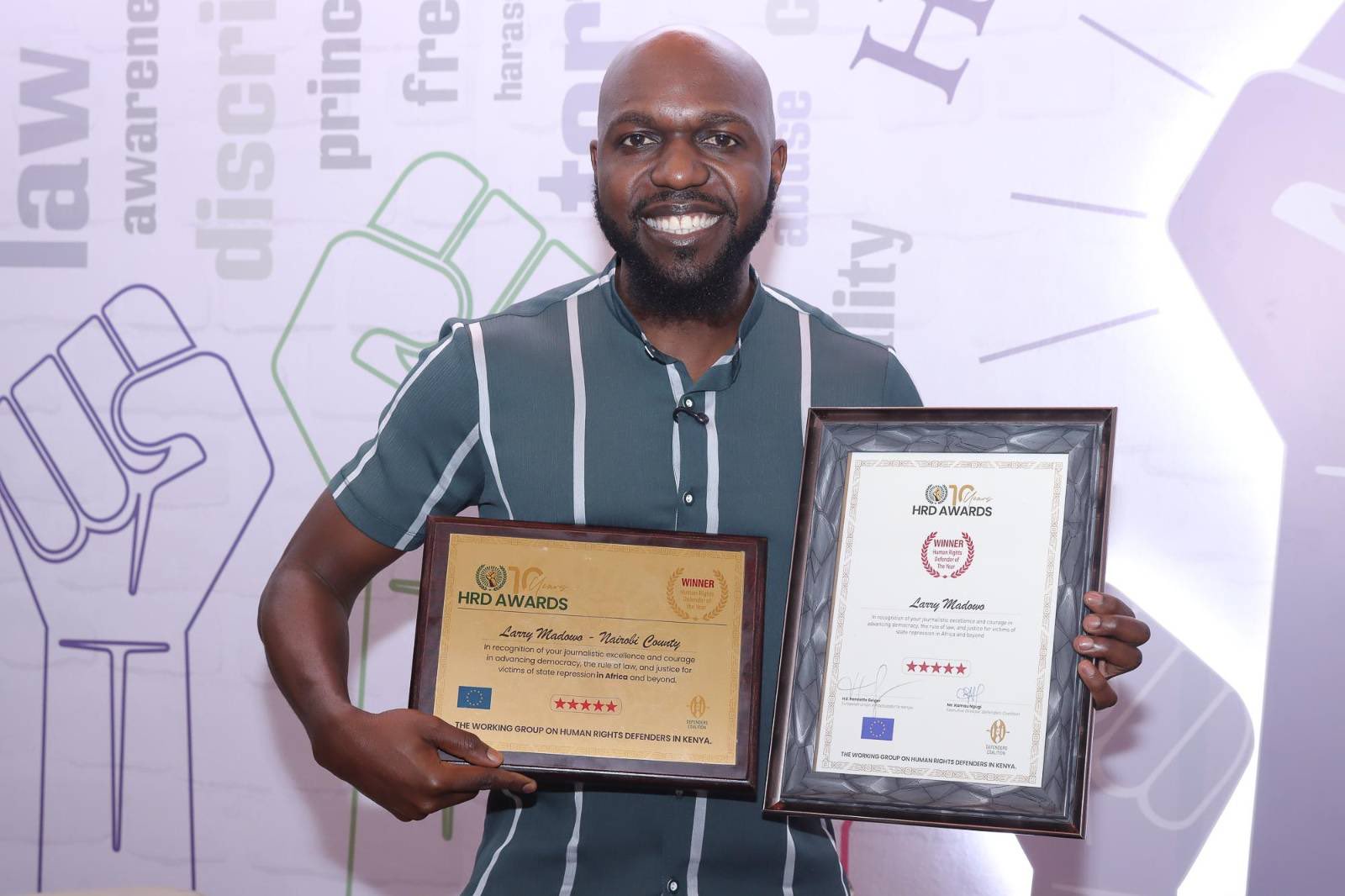 CNN’s Larry Madowo wins Human Rights Defenders of the Year Award